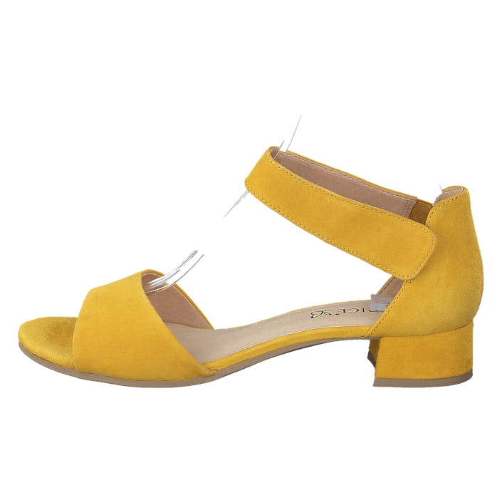 Carla Yellow Suede, Female, Shoes, Heels, heels, Brown/Yellow, EU 41