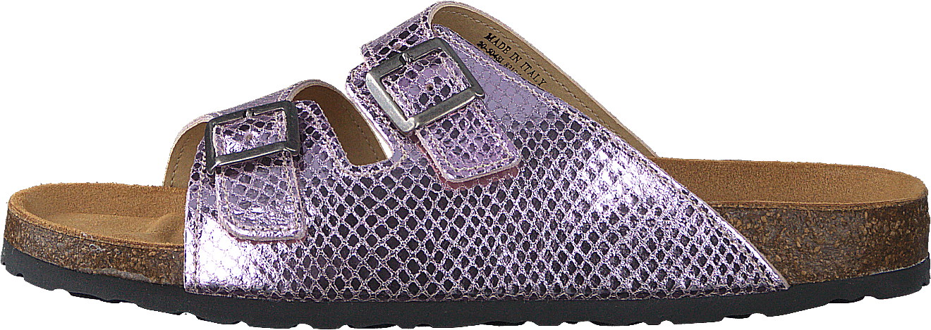 Biabetricia Buckle Sandal 468 Pink Snake