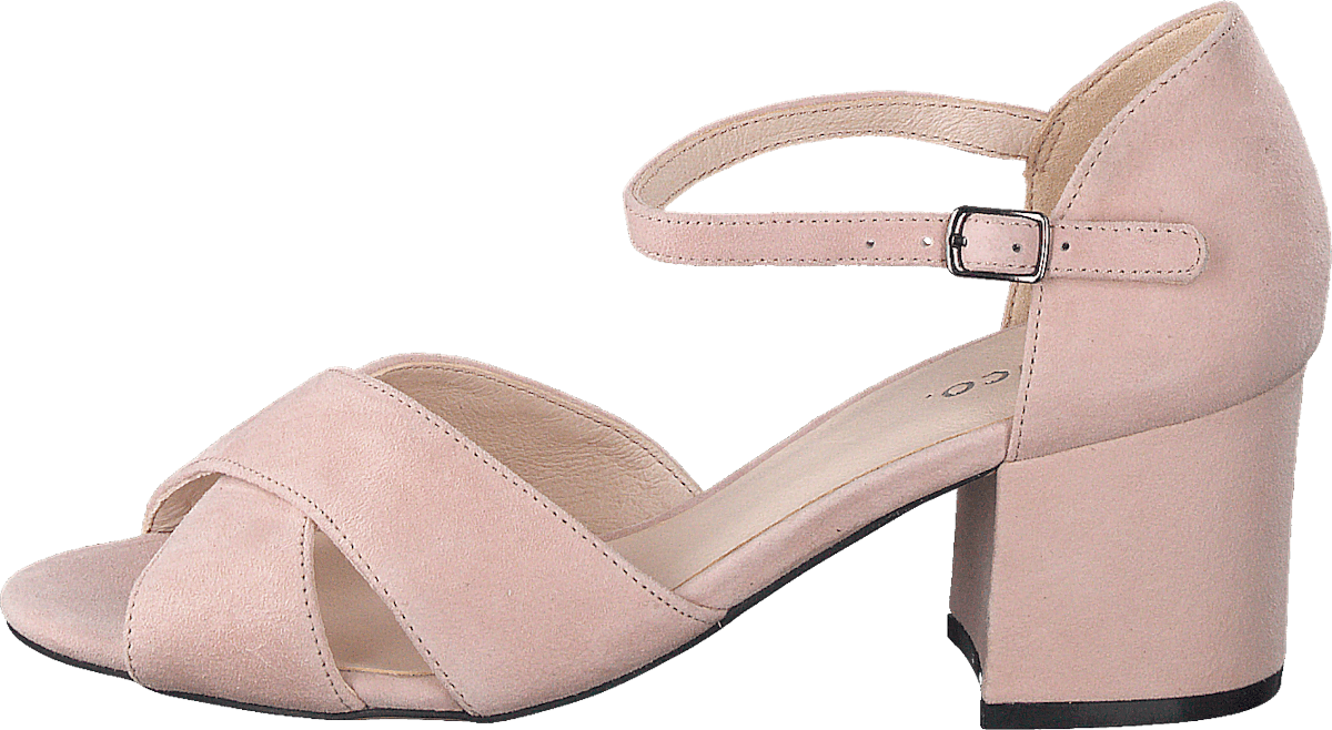 Biacate Suede Cross Sandal 491 Powder 1