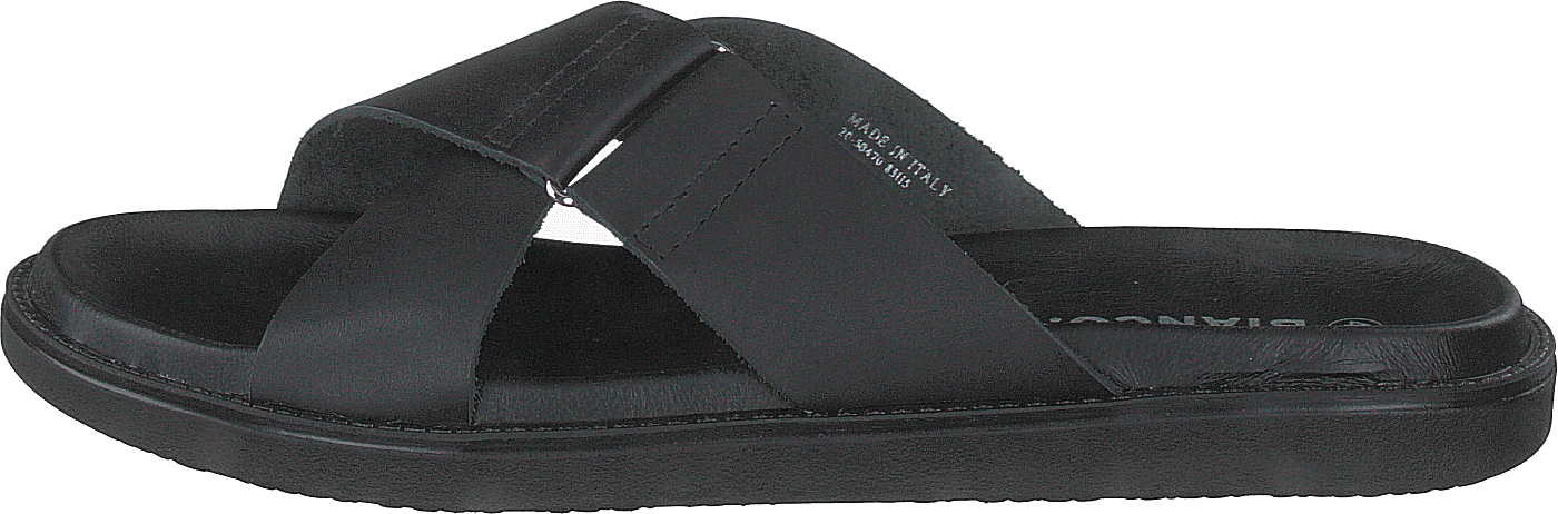 Biadebbie Leather Cross Sandal 100 Black