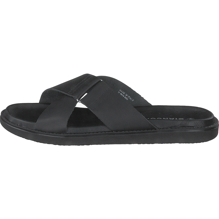 Biadebbie Leather Cross Sandal 100 Black