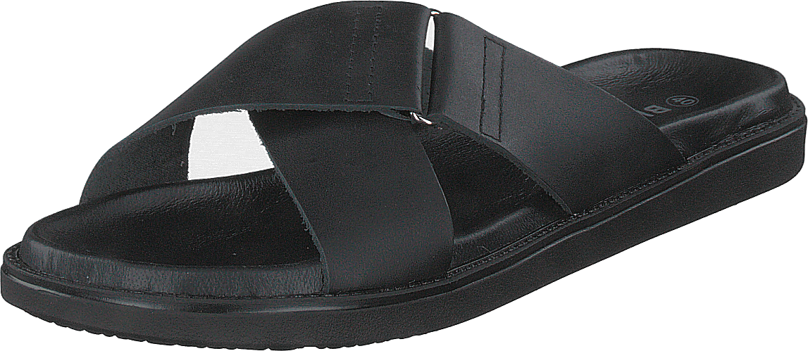 Biadebbie Leather Cross Sandal 100 Black - Bild 3