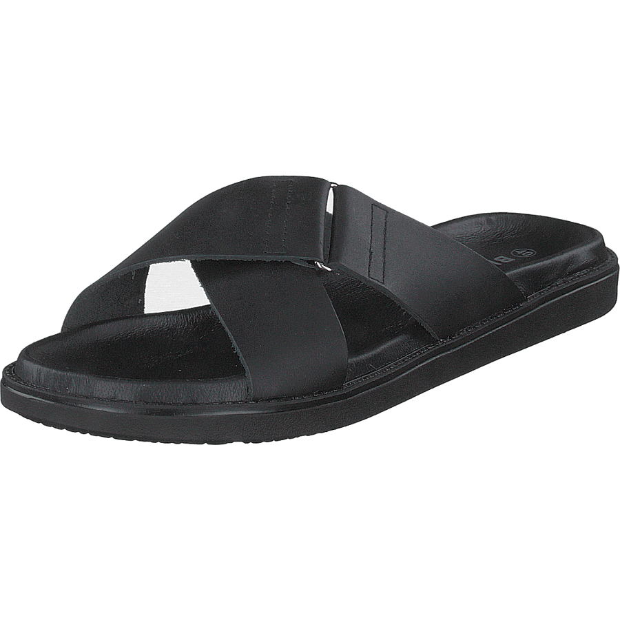 Biadebbie Leather Cross Sandal 100 Black - Bild 3