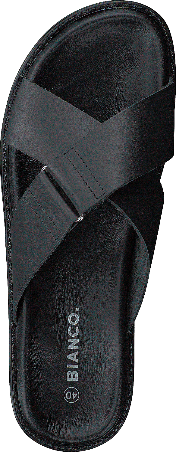 Biadebbie Leather Cross Sandal 100 Black - Bild 6