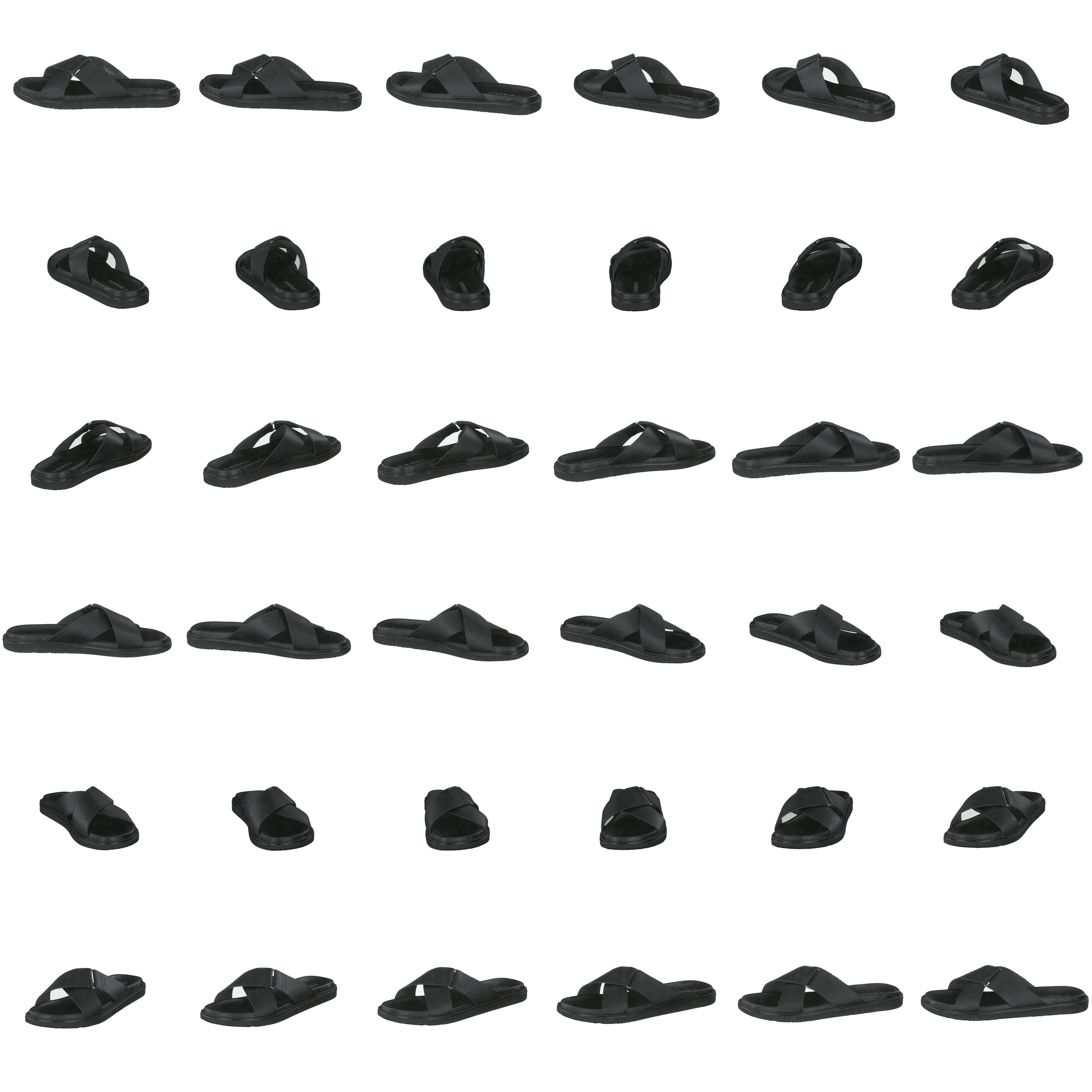 Biadebbie Leather Cross Sandal 100 Black - Bild 8