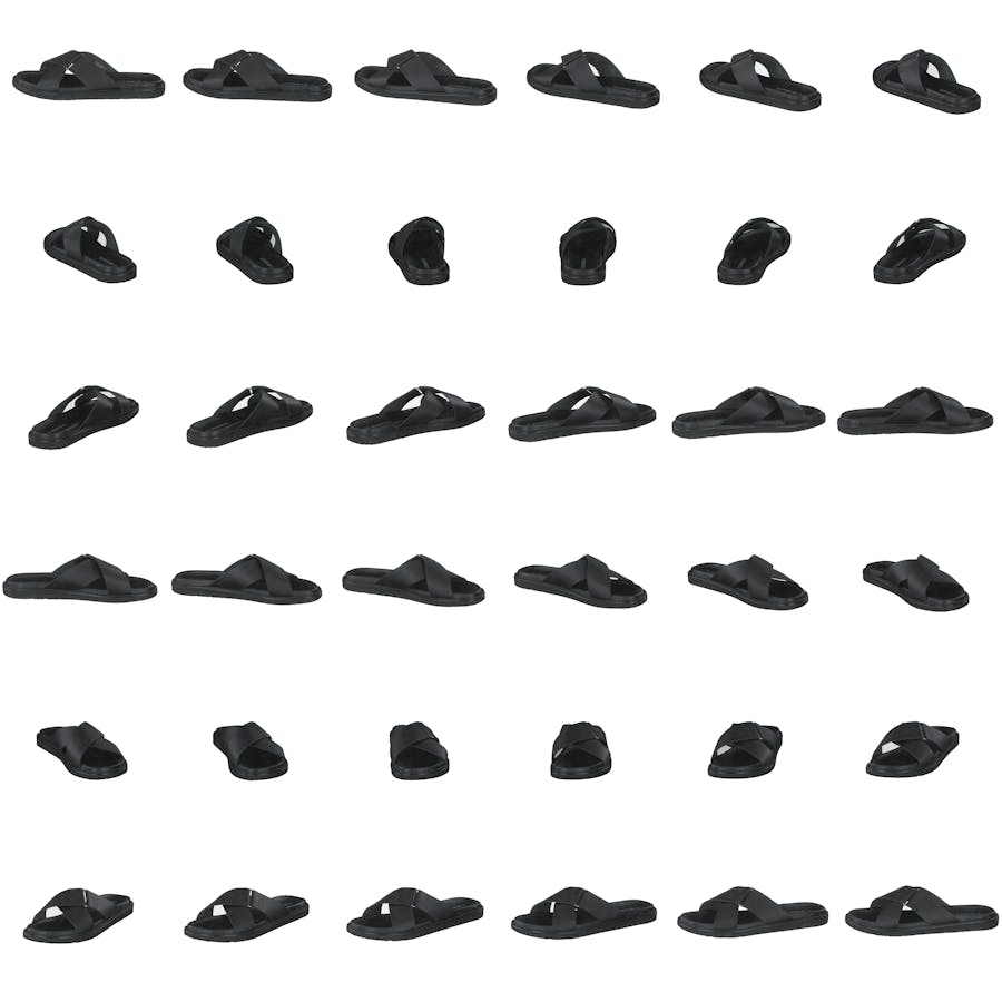 Biadebbie Leather Cross Sandal 100 Black - Bild 8