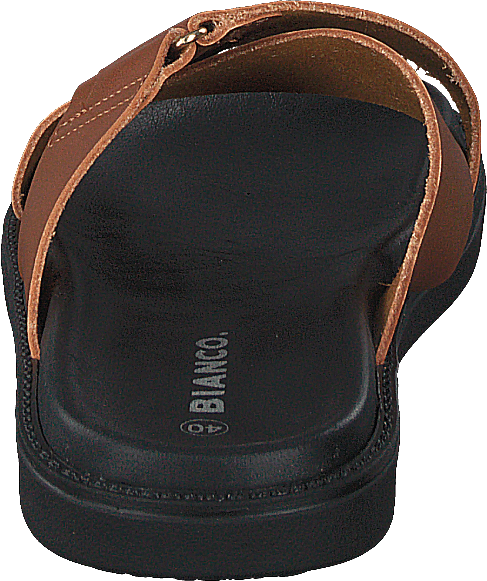 Biadebbie Leather Cross Sandal 240 Cognac