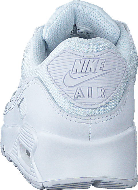 Wmns Air Max 90 White/white-white-wolf Grey