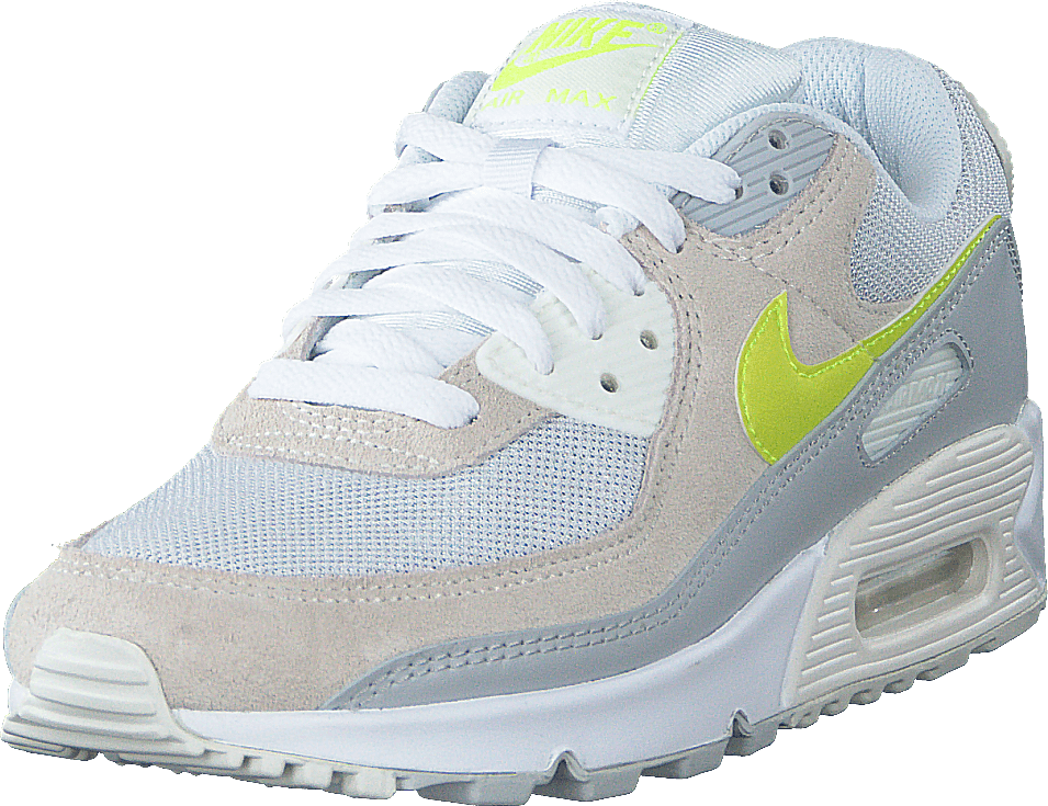 Wmns Air Max 90 Wht/lemon Venom-pure Platinum