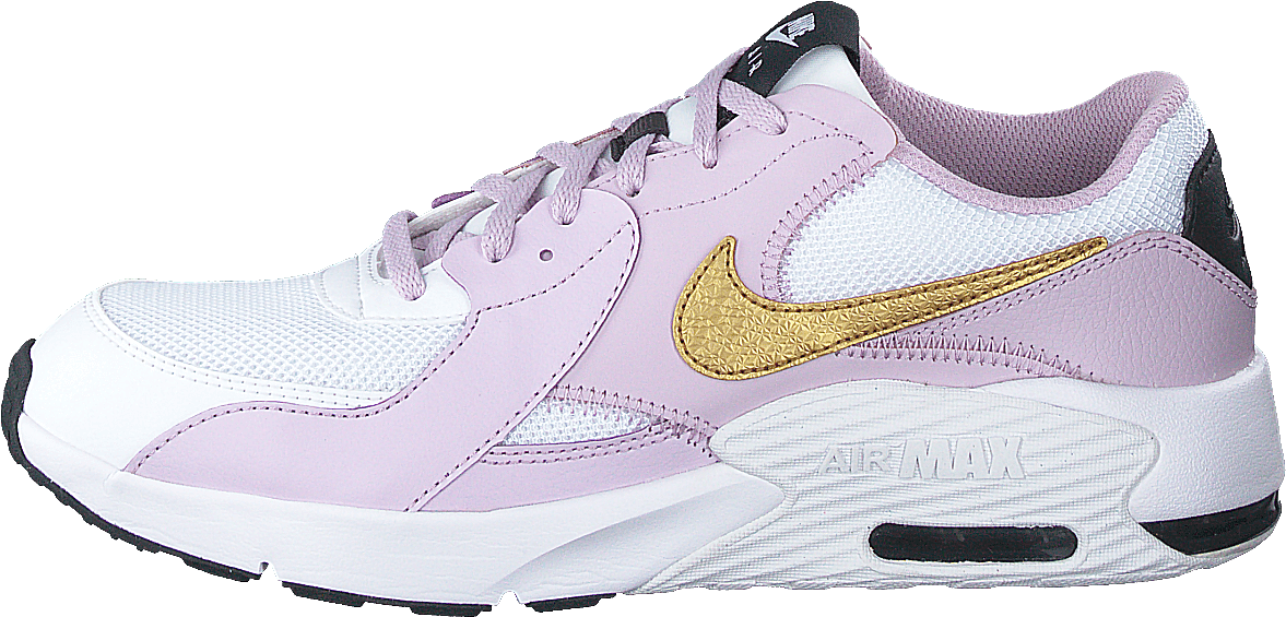 Air Max Excee Gs White/mtlc Gold-iced Lilac-off