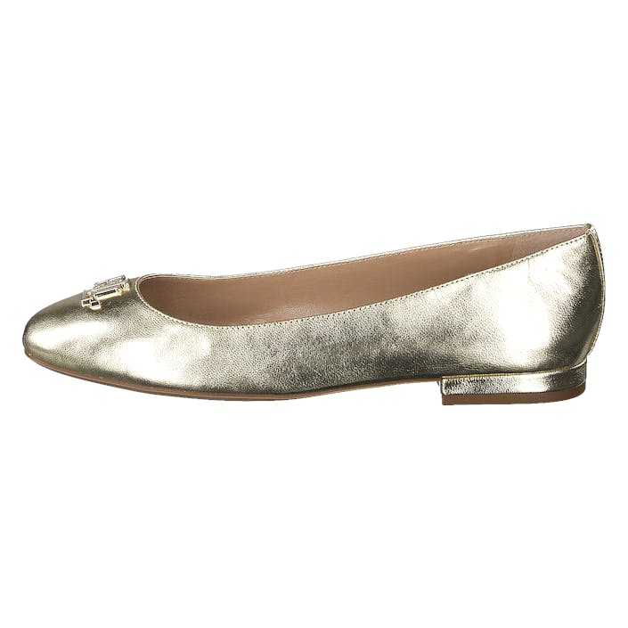 Gisselle Pale Gold, Female, Shoes, Flats, ballerina shoes, Gold/Brown, EU 40
