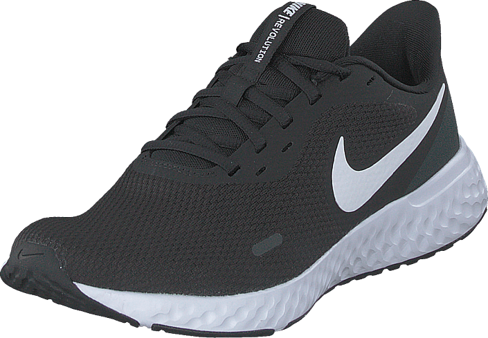 Wmns Revolution 5 Black/white-anthracite, Unisex, Obuv, Tenisky, Tenisky, Černá, EU 44,5