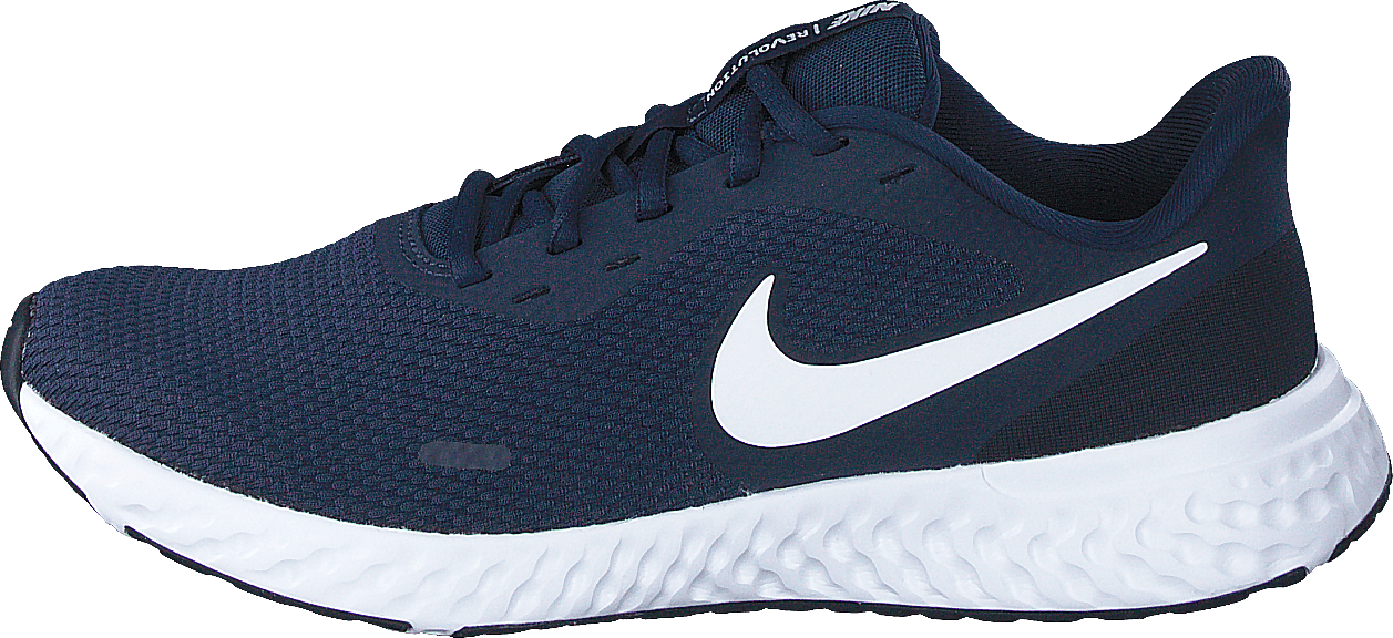 Men's Revolution 5 Midnight Navy/white-dark Obsid, Unisex, Shoes, Trainers, Sneakers, Blue, UK 11,5