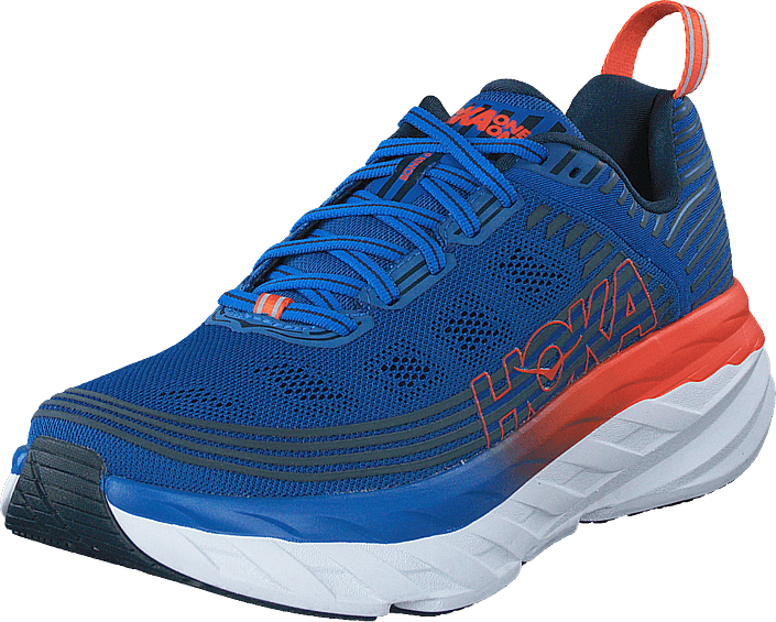 Kjøp Hoka One One Bondi 6 Imperial Bluemajolica Blue sko Skolisser | Passer til sko med 7 9 par lissehull | BLUE WEAR