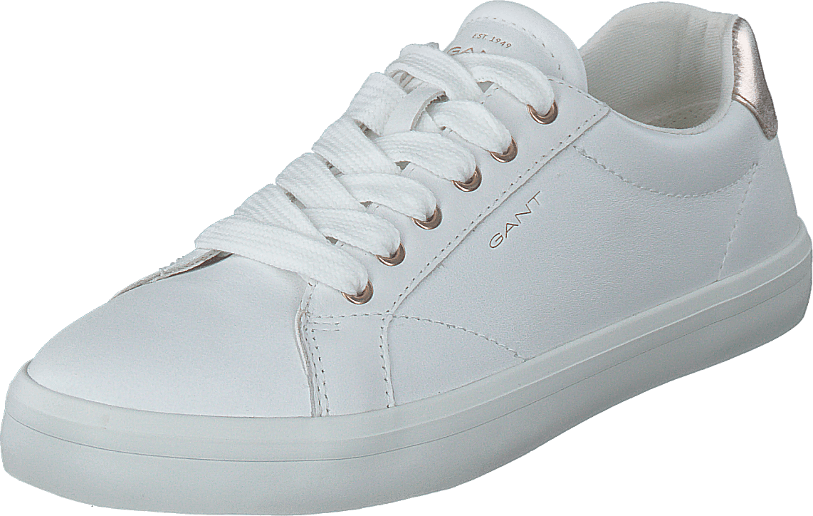 Seaville Sneaker G296 - Br.wht./rose Gold