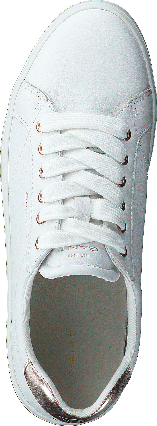 Seaville Sneaker G296 - Br.wht./rose Gold