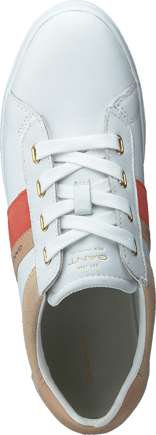 Avona Sneaker G285 - Br.wht./br. Coral