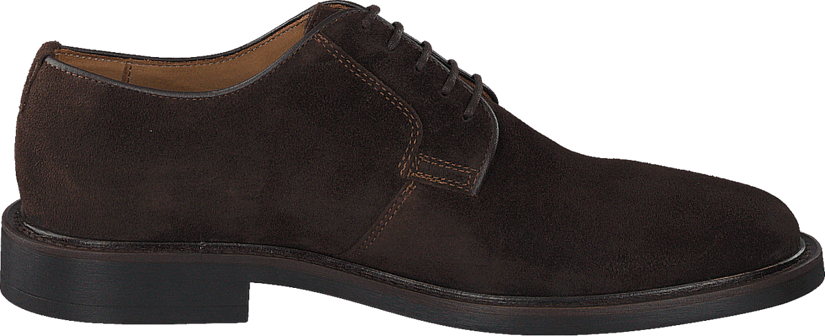 St Akron Low Lace Shoes G46 - Dark Brown