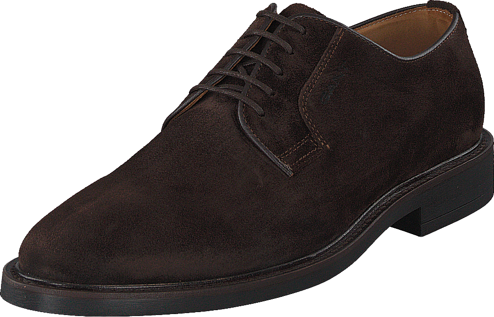 St Akron Low Lace Shoes G46 - Dark Brown