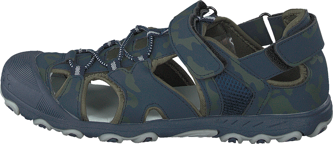 433-0970 Green/multi, Unisex, Sko, Sandaler og Hjemmesko, sandaler, Blå, EU 32