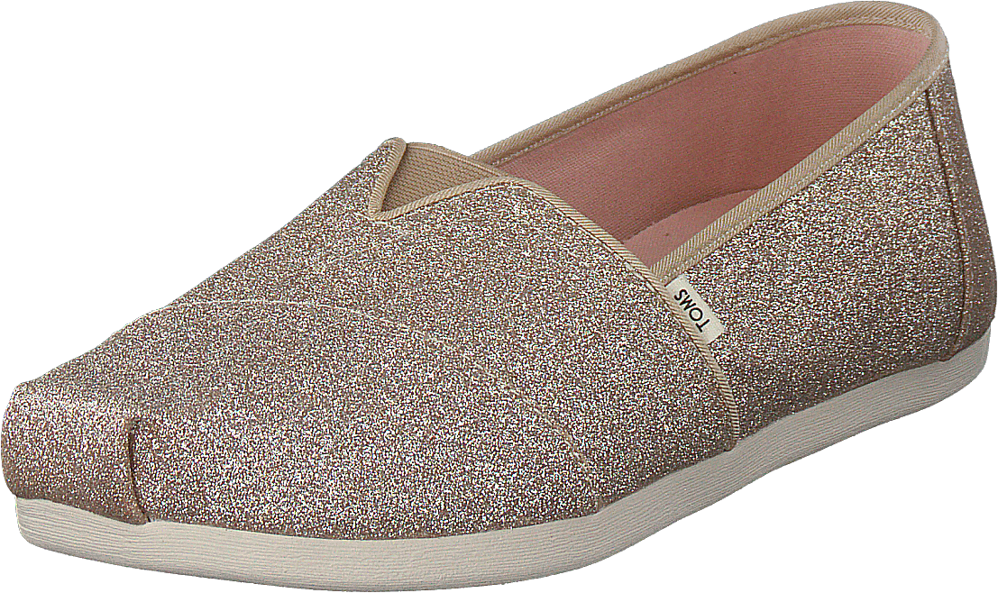 Toms champagne shimmer shop