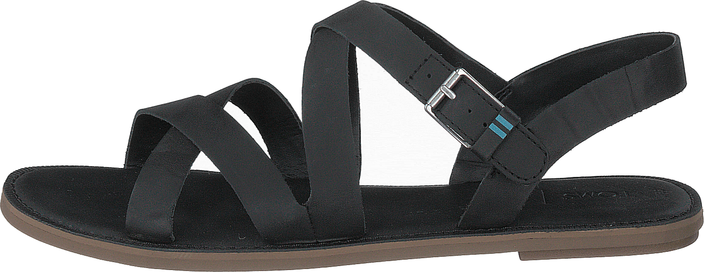 Black Leather Wm Sicily Sand C Black, Female, Topánky, Sandále a Šľapky, sandále, Čierna, EU 38