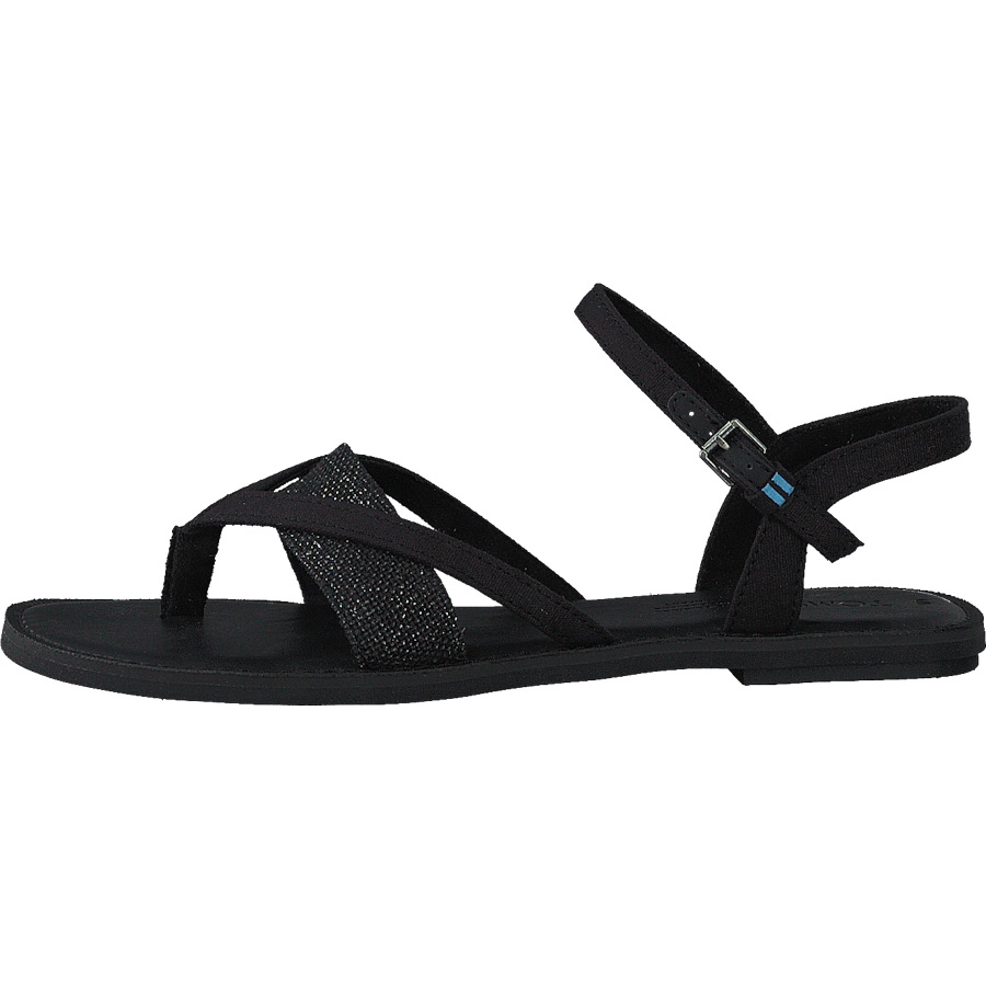 Blk Cvs/foil Woven Wm Lexie Sa Black