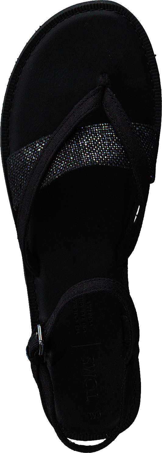 Blk Cvs/foil Woven Wm Lexie Sa Black