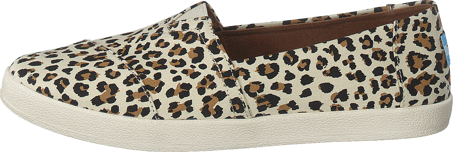 Birch Leopard Print Wm Ava Sli Natural, Female, Skor, Lågskor, slip-on, Beige, EU 37