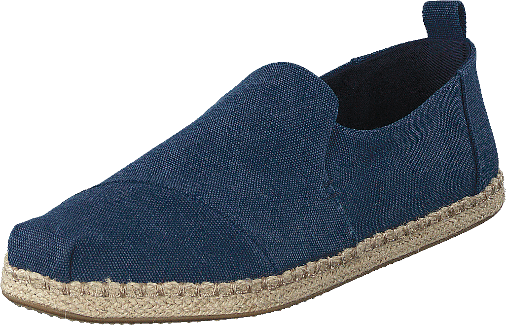 Navy Washed Canvas Mn Dalr Esp Navy - Bild 3