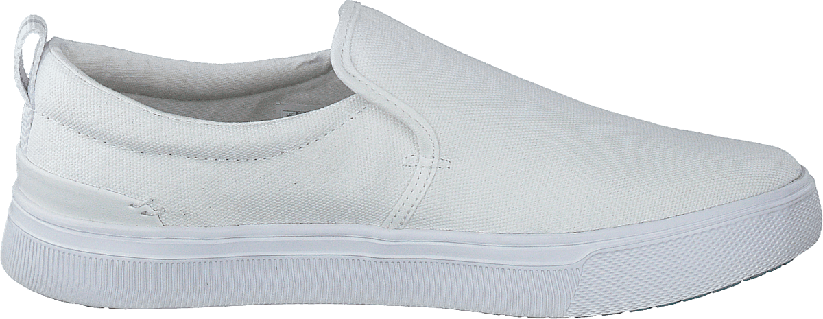 White Canvas Mn Trlt Slipon Ss White