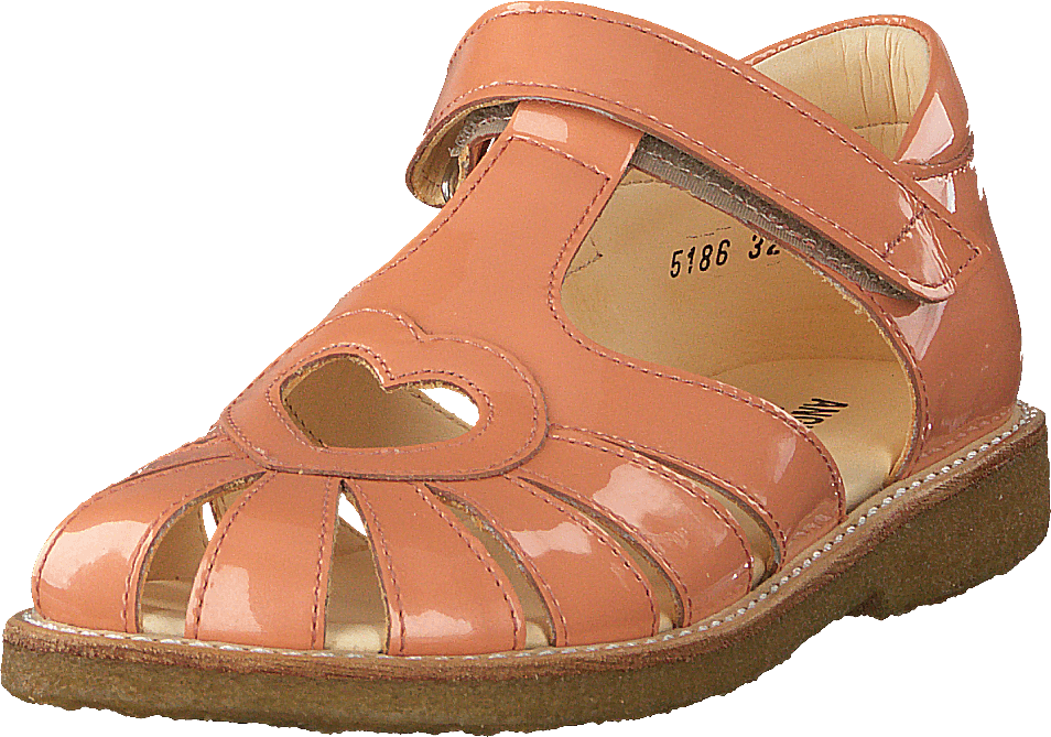 Sandal With Heart Detail And V Peach - Bild 3