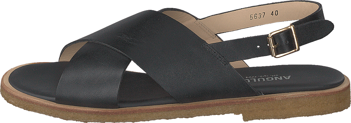 Sandal With Buckle Black