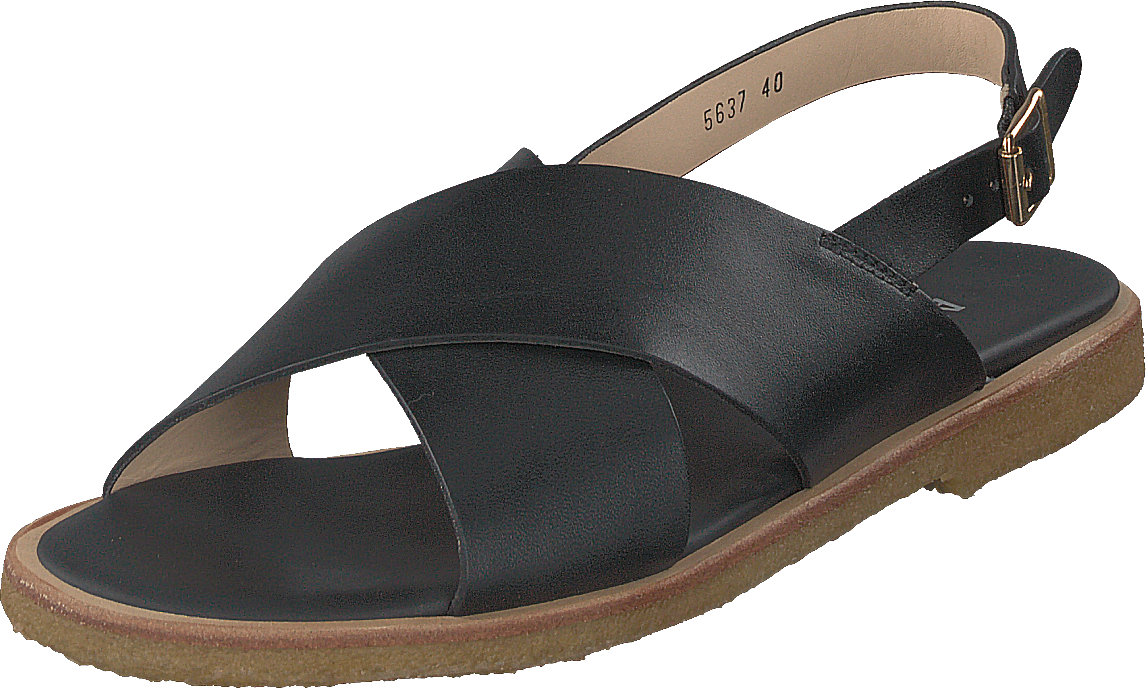 Sandal With Buckle Black