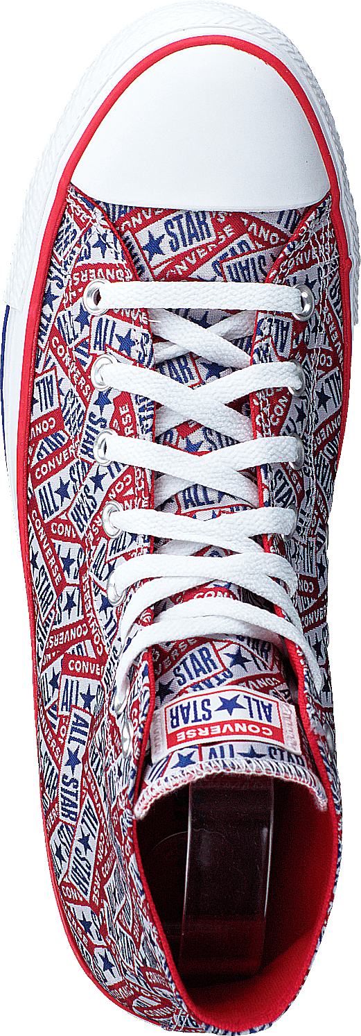 Cuck Taylor All Star Logo Play Red/white