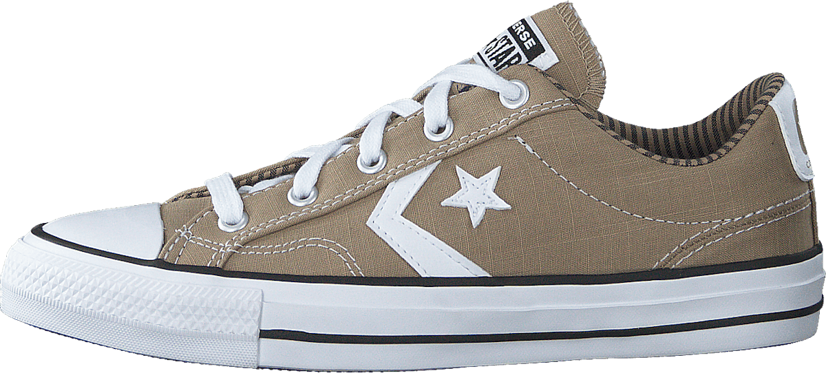 Star Player Canvas Khaki/obsidian/white