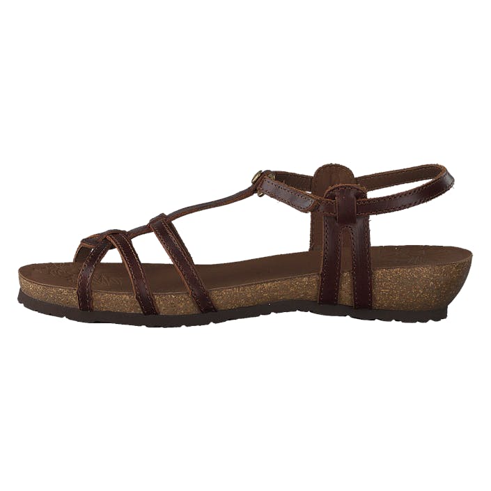 Dori Clay Pull Up Cuero/bark, Female, Topánky, Sandále a Šľapky, sandále, Hnedá, EU 40