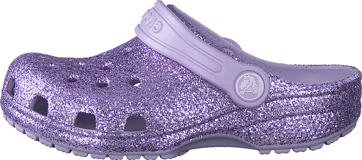 Classic Glitter Clog Kids Lavender, Unisex, Schuhe, Sandalen und Hausschuhe, Sandalen, Lila, EU 28/29