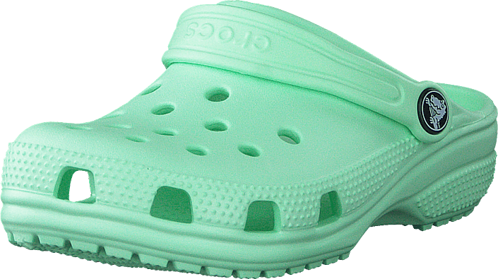 mint blue crocs
