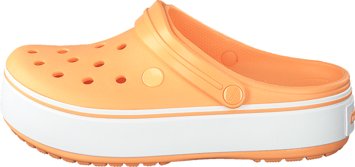 Crocband Platform Clog Cantaloupe/white