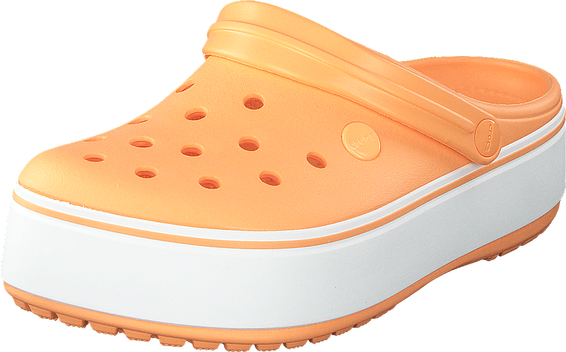 Crocband Platform Clog Cantaloupe/white