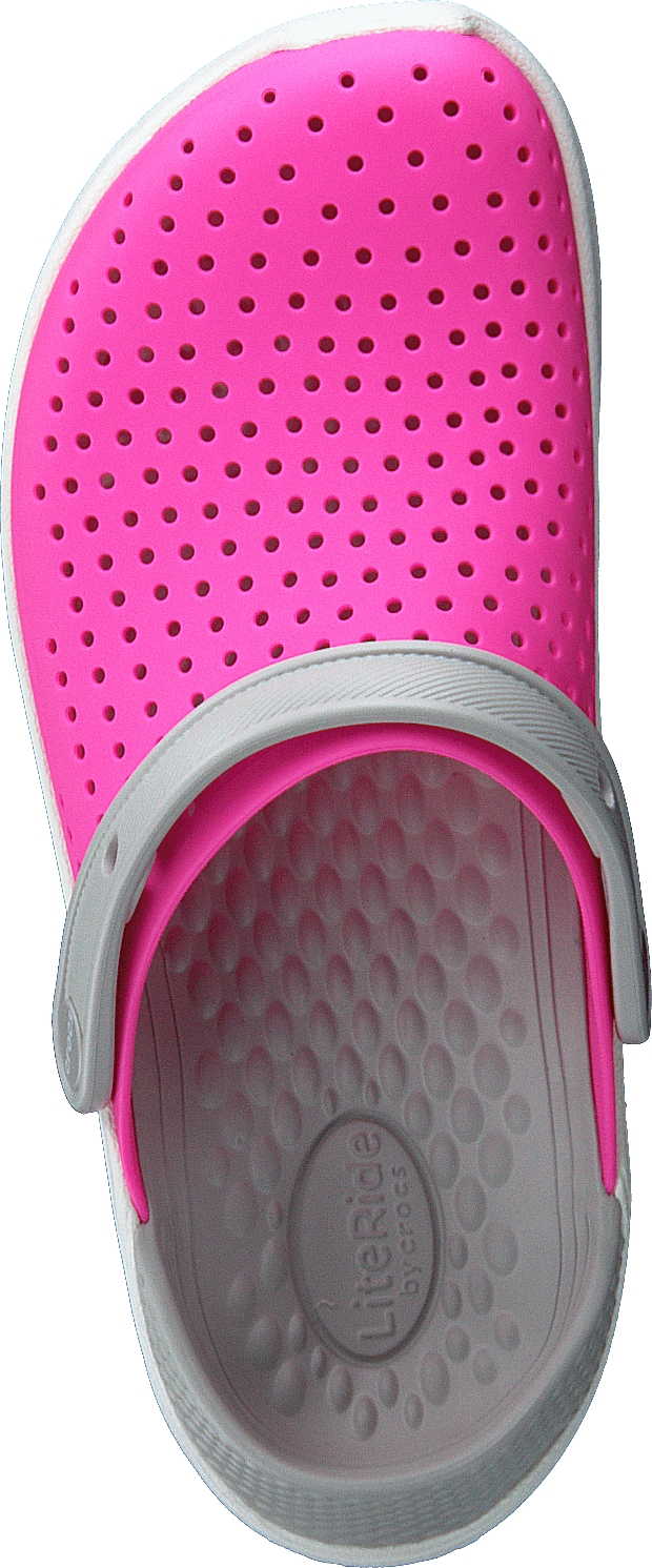 LiteRide Clog Kids Electric Pink / White