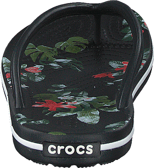 Crocband Botanical Print Flp W Black/tropical