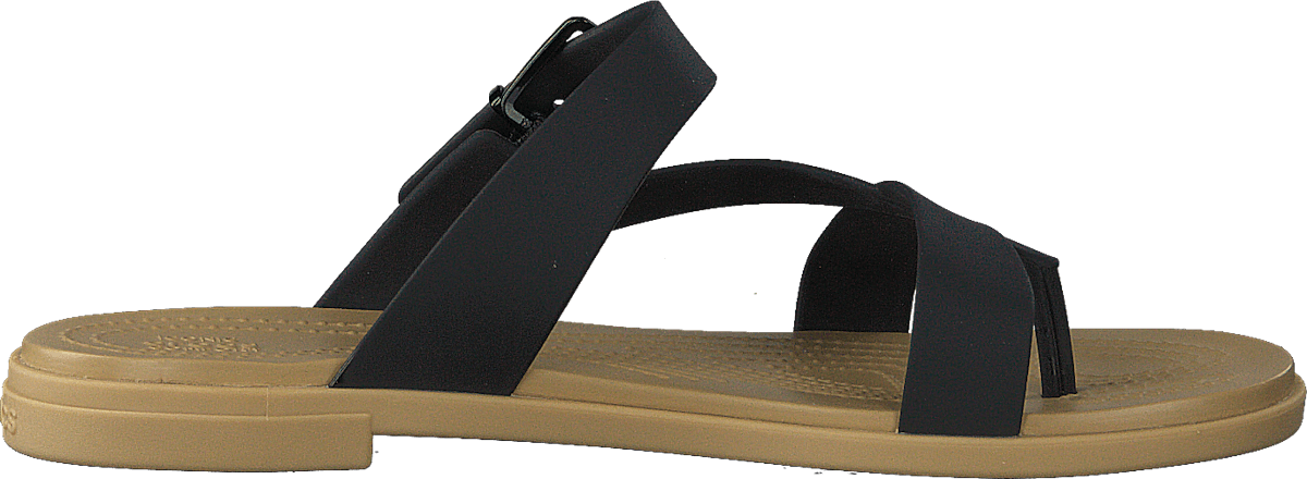 Crocs Tulum Toe Post Sandal W Black/tan