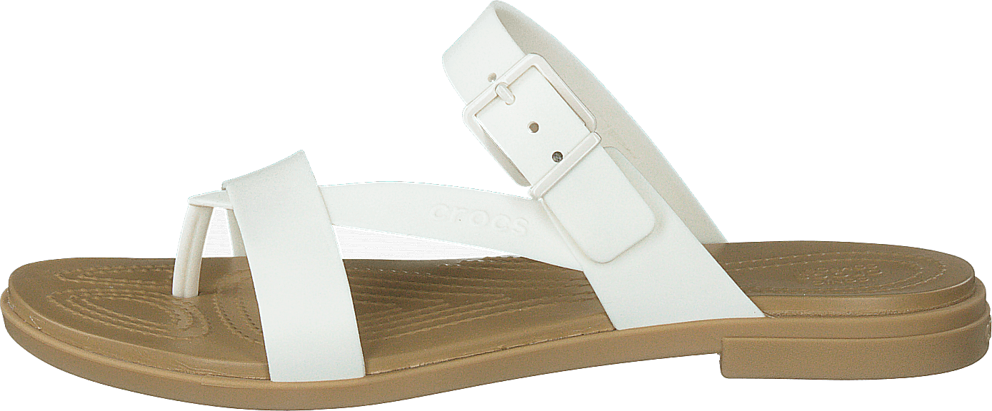 Crocs Tulum Toe Post Sandal W Oyster tan Shoes for every