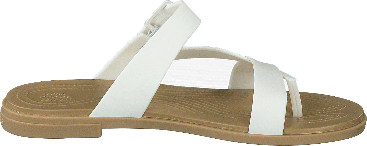Crocs Tulum Toe Post Sandal W Oyster tan Shoes for every