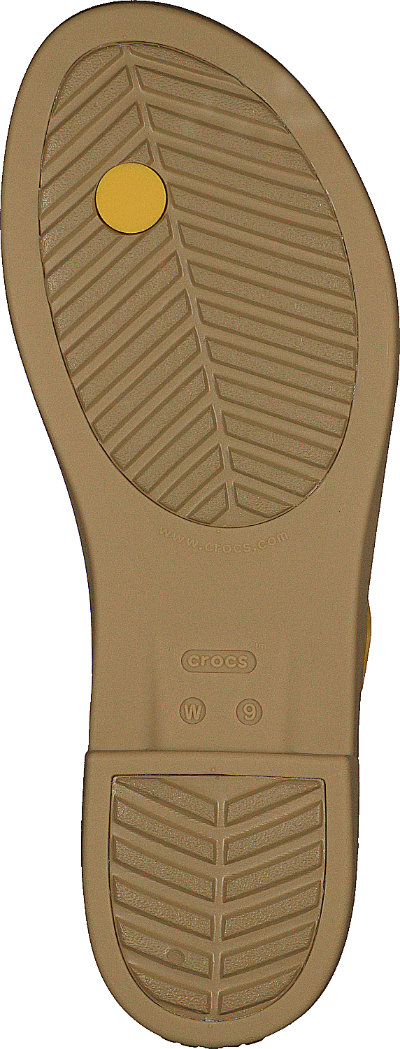 Tulum Toe Post Sandal Women Canary / Tan