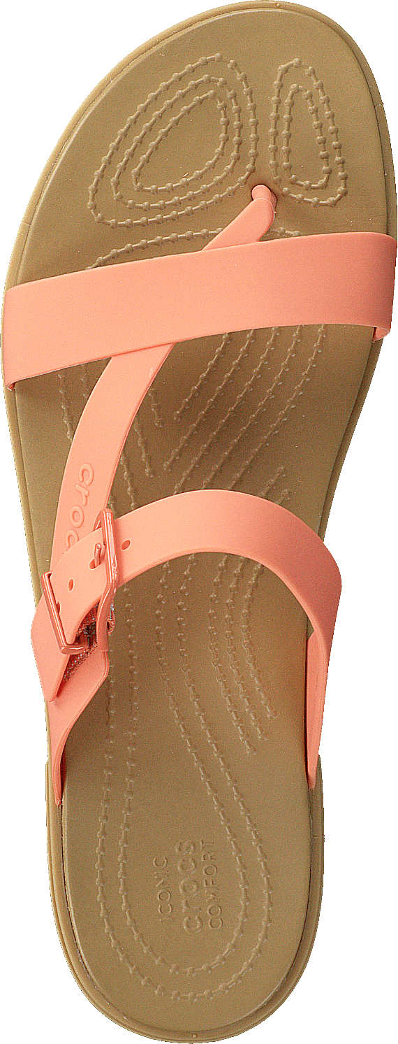 Tulum Toe Post Sandal Women Grapefruit / Tan