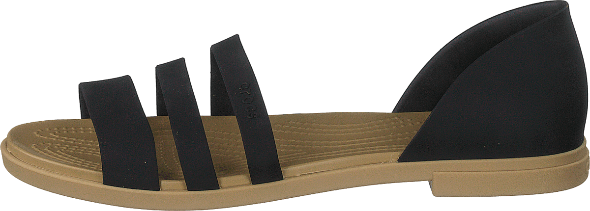 Crocs Tulum Open Flat W Black/tan