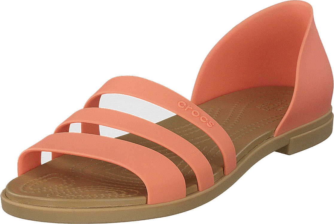 Crocs Tulum Open Flat W Grapefruit/tan